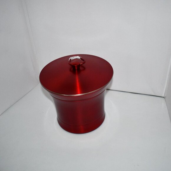 Frontgate Optima Ice Bucket With Lid in Red #161844 Red NIB Details: Double-wall - Picture 3 of 6